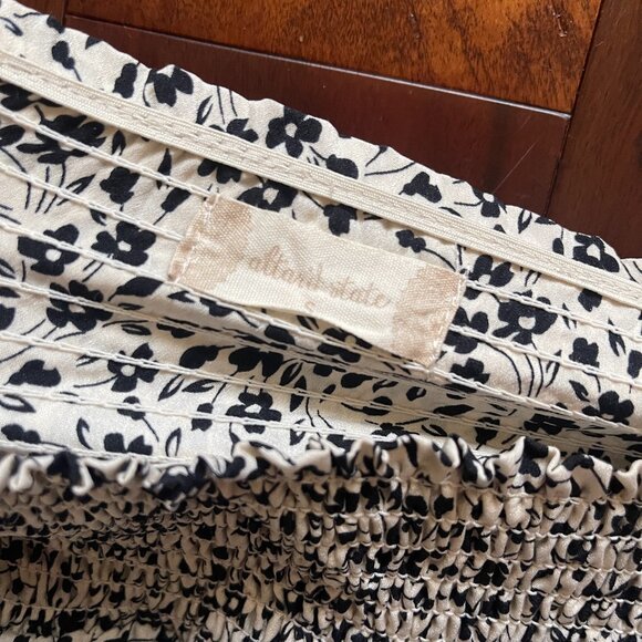 Altar’d State smocked ruffled floral skirt - Picture 2 of 7